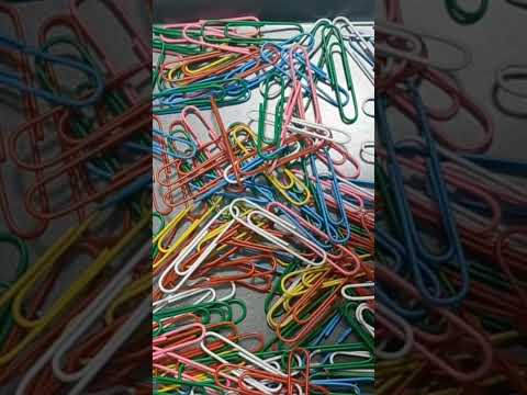 colored paperclips🖇 grab and throw...satisfying sound #shorts #shortvideo #satisfying