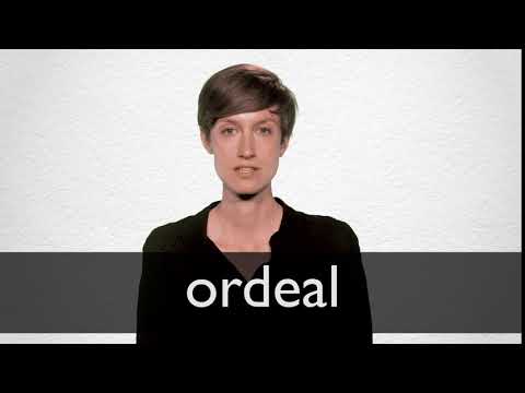 Ordeal Synonyms Collins English Thesaurus