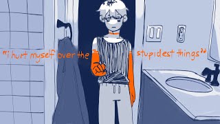 Cover art for "I hurt myself over the stupidest things" - original song