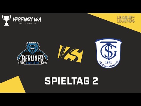 ESBD-Vereinsliga 19/20 - TGS Niederrodenbach x 1. Berliner eSport-Club - Spieltag 2 (LoL)
