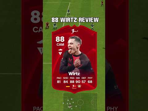 88 Wirtz Review in EA Sports FC 24 #shorts #short #fc24 #eafc24 #wirtz #potm #bundesliga