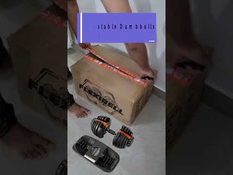 Adjustable dumbbells ( 2.5kg to 24kg ) Unboxing | flexnest dumbbell #shorts