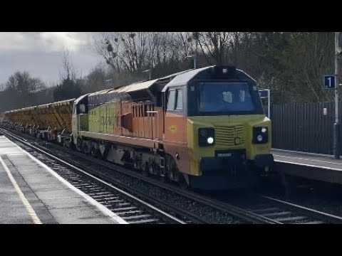 Class 70 | 70817 | Colas Rail Freight | Awesome Tones | Shawford | 22/02/22