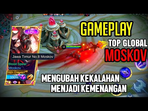 Top Global Moskov Solo Rank Mythic Epic Comeback Gendong Tim - MLBB