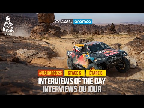 Interview of the day presented by Aramco - Stage 5 - #Dakar2025