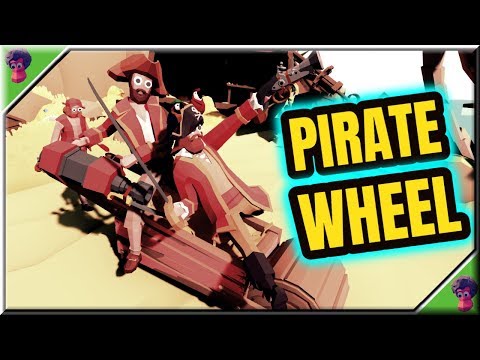 TABS - Pirate Wheel⚓ Captain, Harpooner & Flintlock vs Every Unit - TABS Spooky Faction Update🎃