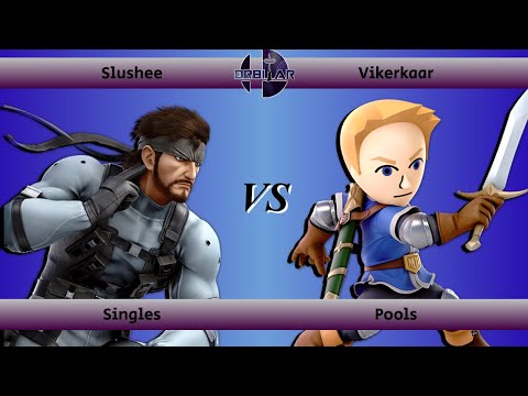 Slushee (Snake) vs Vikerkaar (Mii Swordsman) - Orbitar 100 - Singles Pools