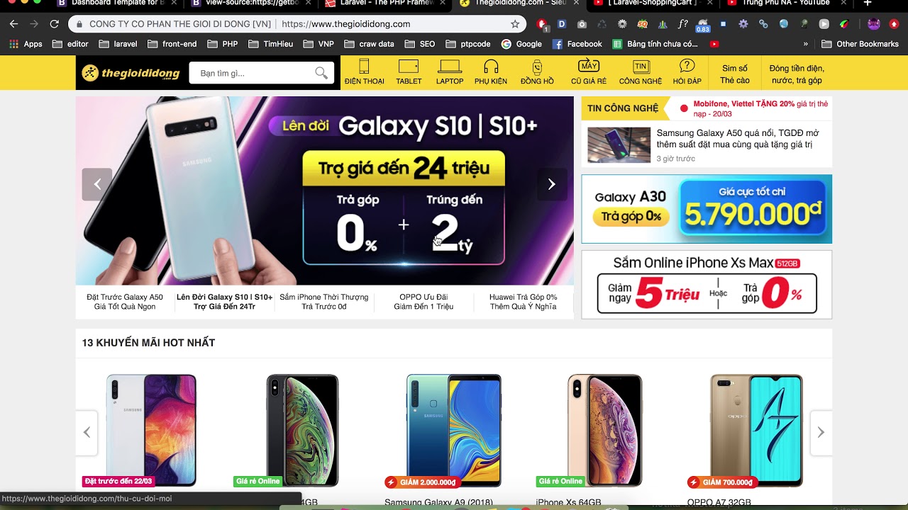 Bài 1 Giới thiệu - Xây dựng website bán hàng - laravel 5.6