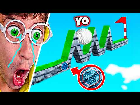 I DON'T UNDERSTAND ⛔ HOLE TROLL vs BROTHER 😂⛳! (Golf it) - TEKENDO