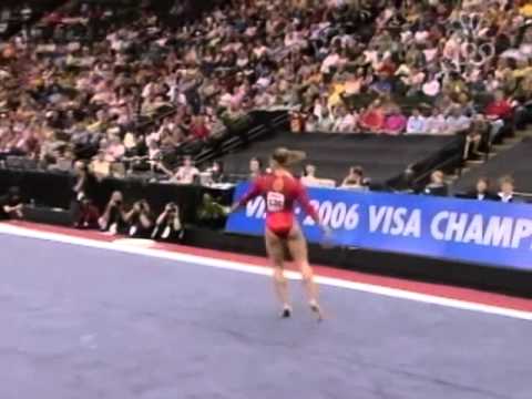 Alicia Sacramone - Floor Exercise - 2006 Visa Championships - Women - Day 1