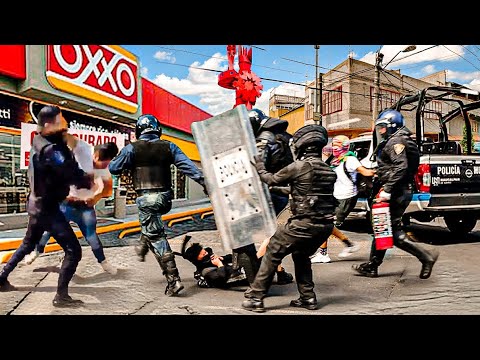 Caen 3 “EXT0RCI0NAD0R3S”- PARA no SER Detenidos G0LPEAN a P0LICIAS