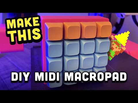 DIY 3D-Printed MIDI Macropad | Simple Design, Hidden Features w/ Raspberry Pi Pico
