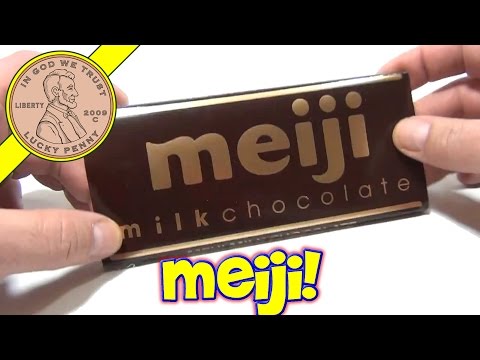 Meiji Milk Chocolate Candy Bar - Japanese Candy & Snack Food Tasting