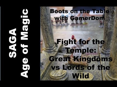 SAGA Age of Magic - Fight for the Temple. 8pt Great Kingdoms vs Lords of the Wild