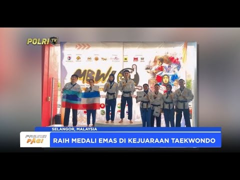 POLWAN POLDA KALSEL RAIH MEDALI EMAS KEJUARAAN TAEKWONDO