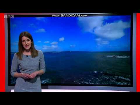 Alex Osbourne BBC Spotlight weather on BBC One afternoon time March 13th 2020 - 60 fps