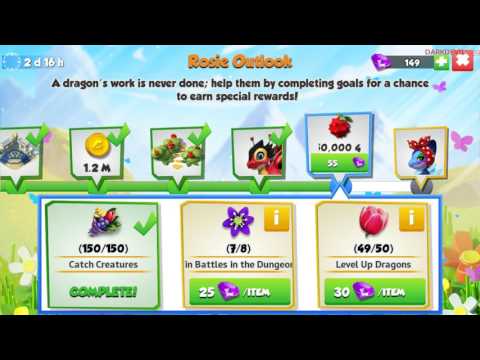 DRAGON MANIA LEGENDS - ROSIE OUTLOOK EVENT LEVEL 9 COMPLETED