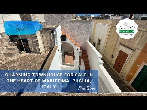 Charming typical house for Sale in the Heart of Marittima, Puglia, Italy