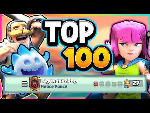 Top 100 in the Global Tournament with 3.0 Xbow Cycle! — Clash Royale