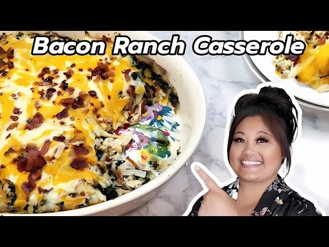How to make Chicken Bacon Ranch Casserole | KETO/LOW CARBS | Simply Made With Love