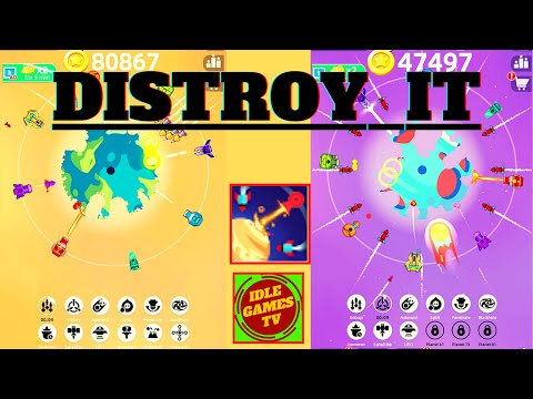 DISTROY PLANETS and more in Planet Smash, beginner tips, guide, game review, android gameplay - YouTube