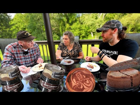My Parents Try New Vegan Cheesecake