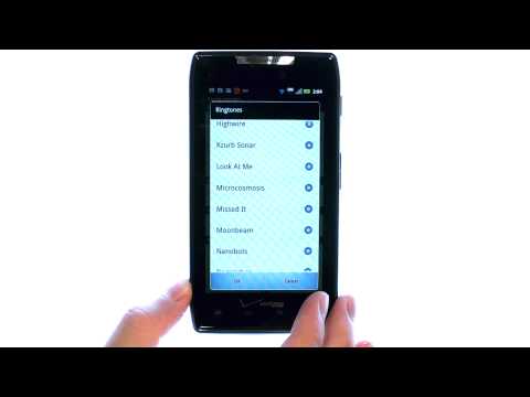 How Do I Change The Text Message Tone On My Motorola Droid RAZR Or RAZR Maxx?