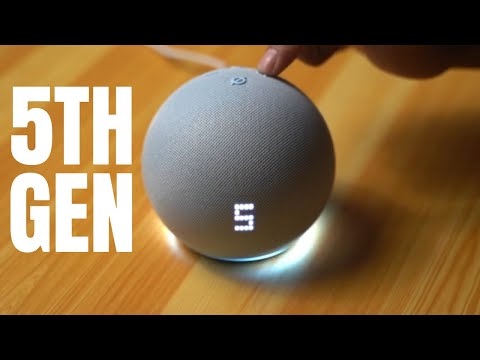 Amazon Alexa Echo Dot with clock 5th generation - Unboxing ASMR