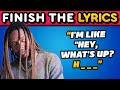 Finish The Lyrics Trending Rap Songs Of 2026 Edition Guess The Lyrics Quiz 2026