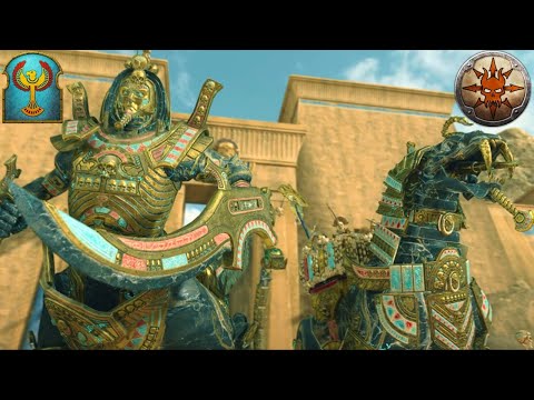WAR SPHINX HIJINKS - Kaiju vs. Jaeger Battle - Tomb Kings vs. Norsca - Total War Warhammer 2