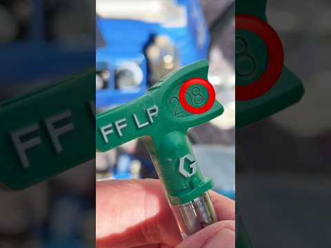 Airless-Spritzdüsen und wann Sie die Düsenöffnungsgröße erhöhen können