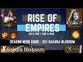 Season Hero Guide SX1 Sakura Blossom Rise Of Empires Ice Fire