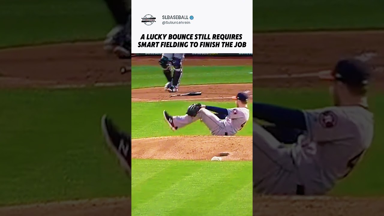 Unpredictable Hop, Predictable Excellence ⚾️ #baseball