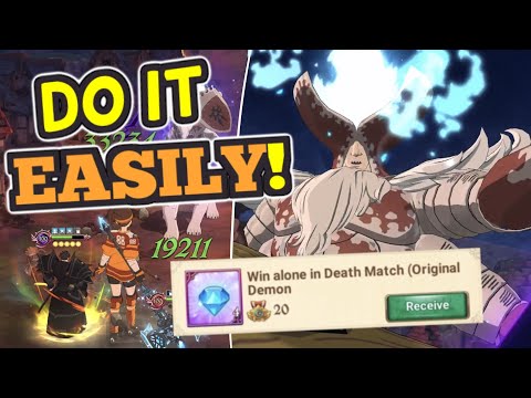 FINISH Original Demon 4💎 SOLO MISSION with TYRANT Demon King! Seven Deadly Sins Grand Cross