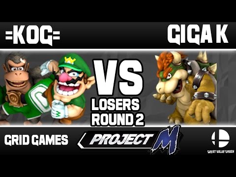 [PM 3.6] Giga K (Bowser) VS King of Gardenland (Wario/Donkey Kong) | Grid Weekly Losers Round 2