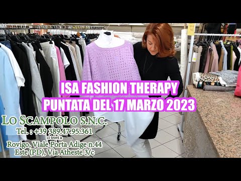 Mini-Puntata N.107 🎥  LO SCAMPOLO ISA FASHION THERAPY - Tessuti Sartoriali e Abbigliamento Moda 🇮🇹