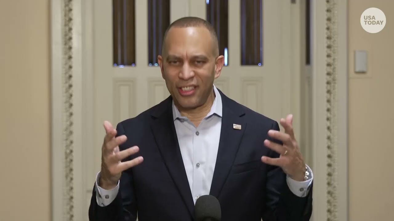 Day 34 of government shutdown: Hakeem Jeffries speaks at press conference as stalemate continues