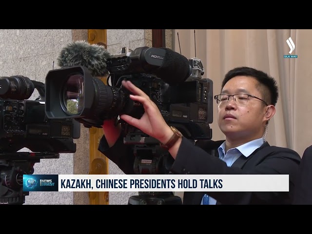 Kazakh, Chinese Presidents hold talks