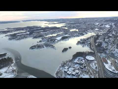 Sandvika drone video, Beautiful Norway c