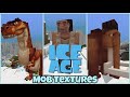 Minecraft Ice Age DLC All Mob Textures Custom Mobs Sid Manny Diego