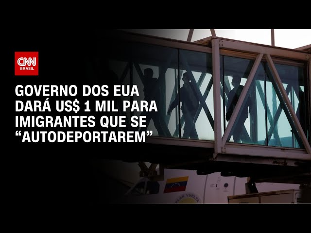 "Autodeportação": Governo Trump pagará US$ 1 mil para imigrantes que saírem do país voluntariamente