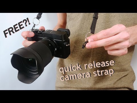 DIY quick release camera strap - for free?