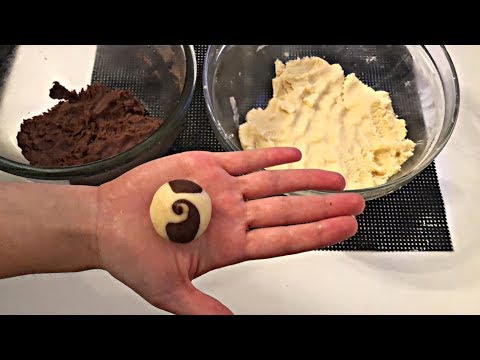 Gurabije me dy Ngjyra qe shkrihen ne goj 2 Renkli Kolay Kurabiye Tarifi