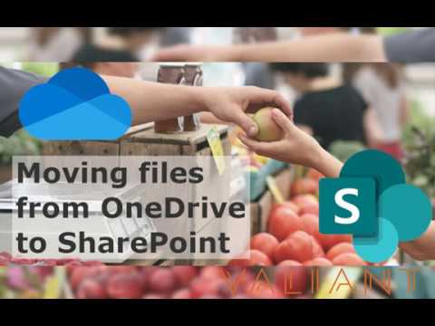 Moving Files from OneDrive to SharePoint