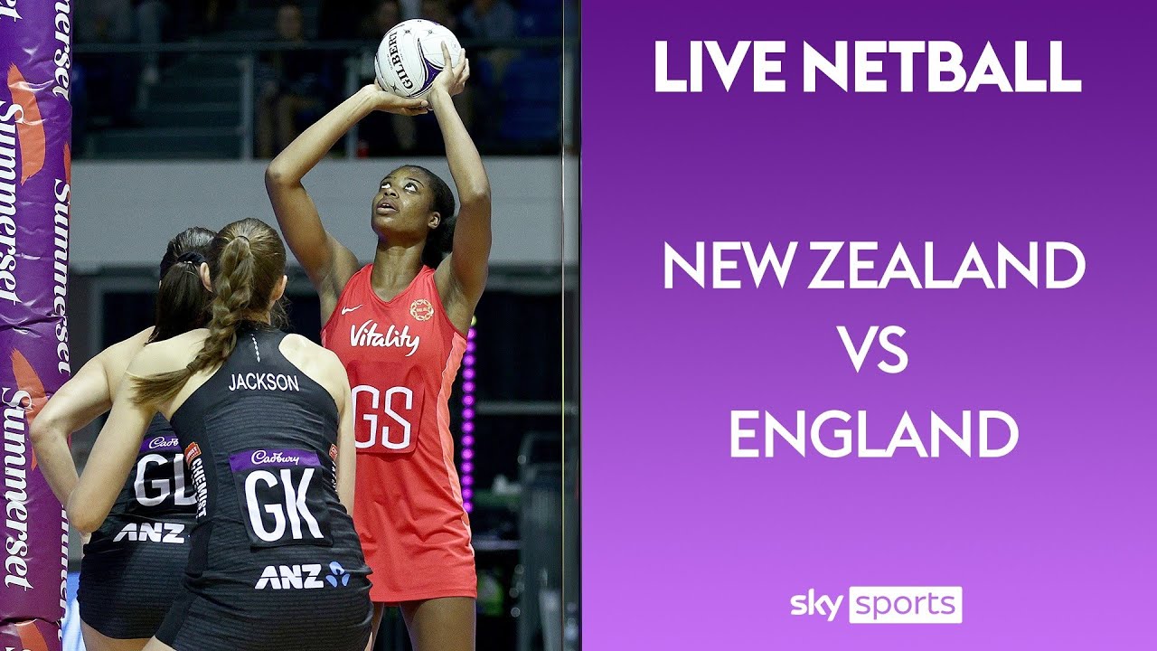 LIVE NETBALL! New Zealand vs England | Taini Jamison Trophy 2024