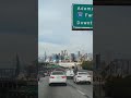 Downtown Los Angeles 110 Freeway View and Exit at Adams