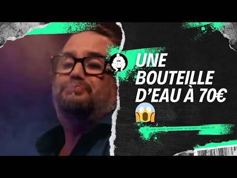 A BOTTLE OF WATER FOR €70 😱 #legend #chicandier #water #h2o #bling