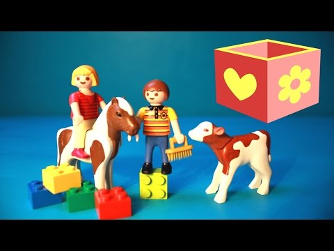 Playmobil animals | Horse, calf, seal, monkey | Bellboxes | juguetes para ninas | Toys for children