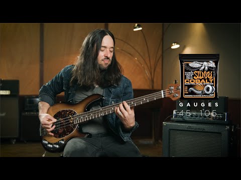 Ernie Ball 2731 Cobalt Power Slinky Electric Bass Strings (55-110) 2010s - Silver image 3