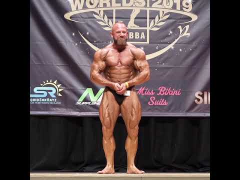 Jonathan Gillen masters over 40"s NABBA world championships 2019